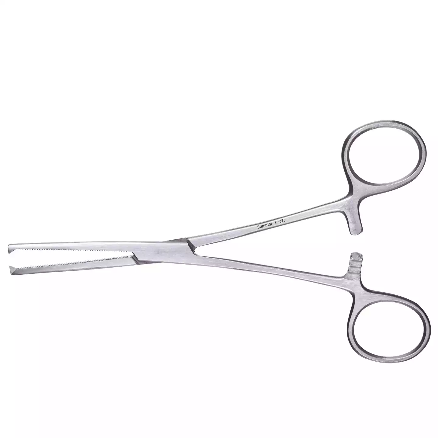 Зажим 17-373, Кохера, кровоостанавливающий, 1*2 зубый, прямой №2, длина 160мм, аналог З-5