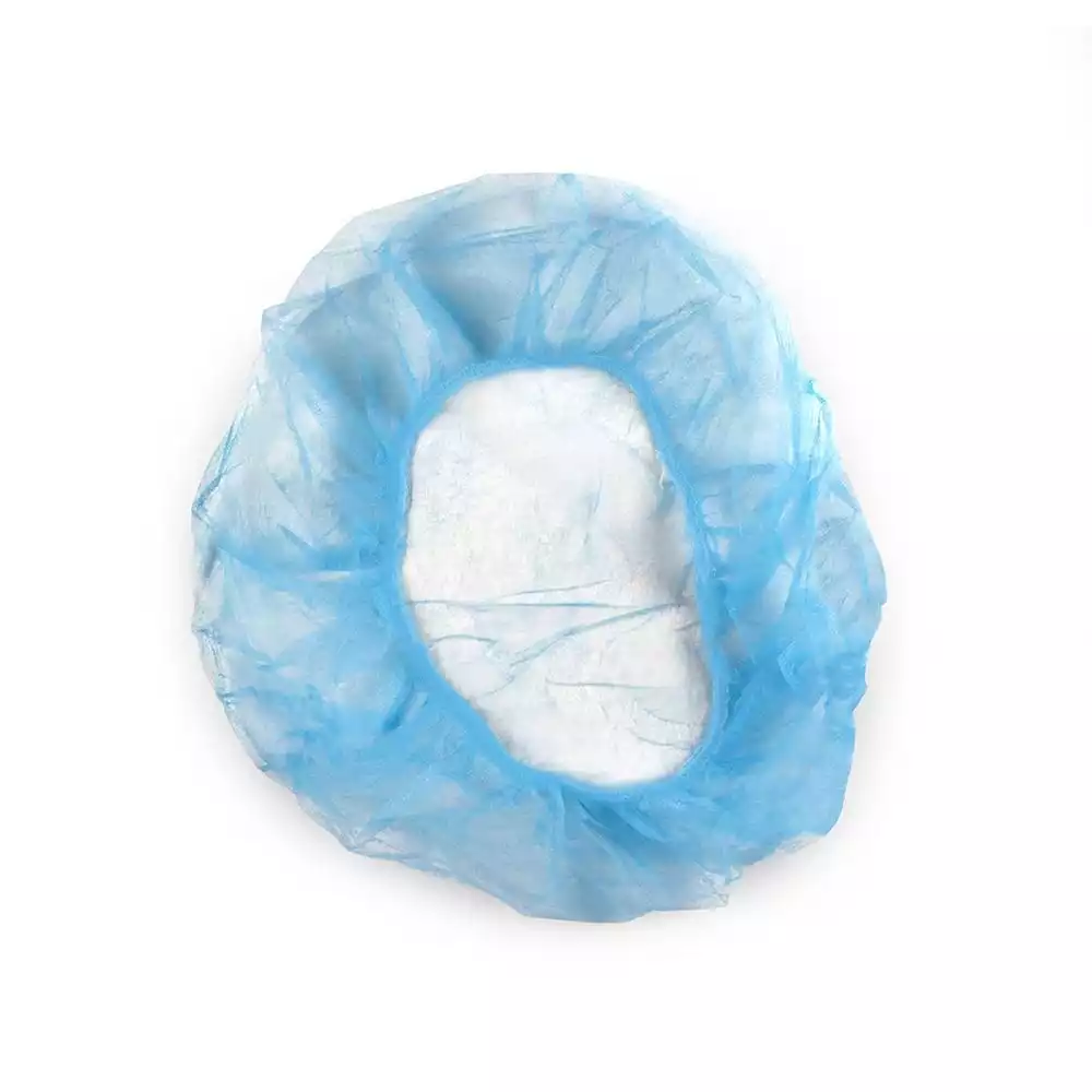 Шапочка -берет Шарлотта, плоская, плотность 18г/м2, нестерильная, цвет голубой