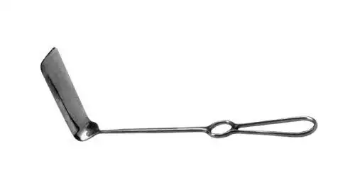 Зеркало подъемник влагалищное желобоватое №2, длина 250мм, длина рабочей части 100мм, ширина 35,8мм, многоразовое, аналог Зм-51п