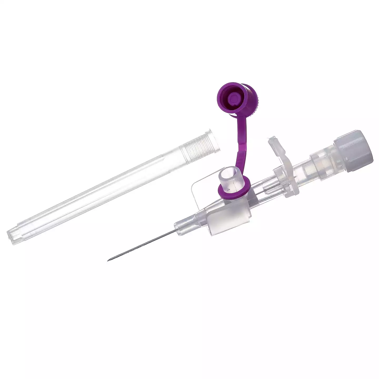 Катетер внутривенный 26G, длина 19мм, диаметр 0,6мм, цвет фиолетовый, стерильный