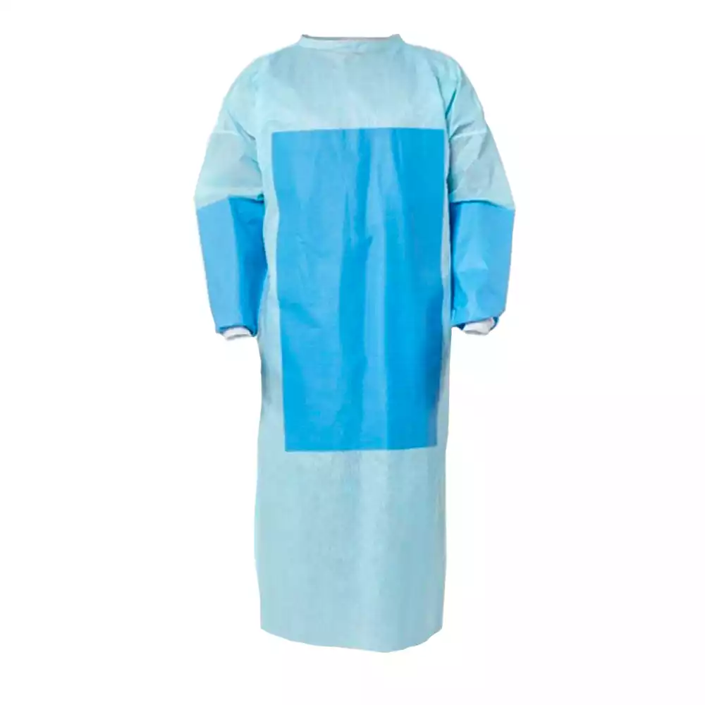 Халат хирургический ЕВРО, длина 140см, материал - ламинированный Спанбонд 35г/м2 + медикейс 54г/м2, размер 52-54, стерильный