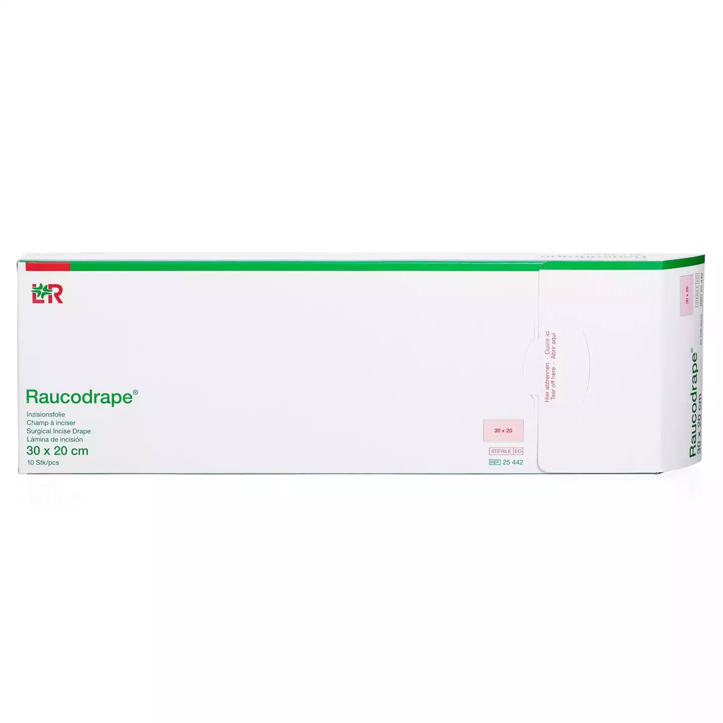 Пленка для защиты операционного поля Raucodrape инцизная, прозрачная, размер 30х20см, стерильная