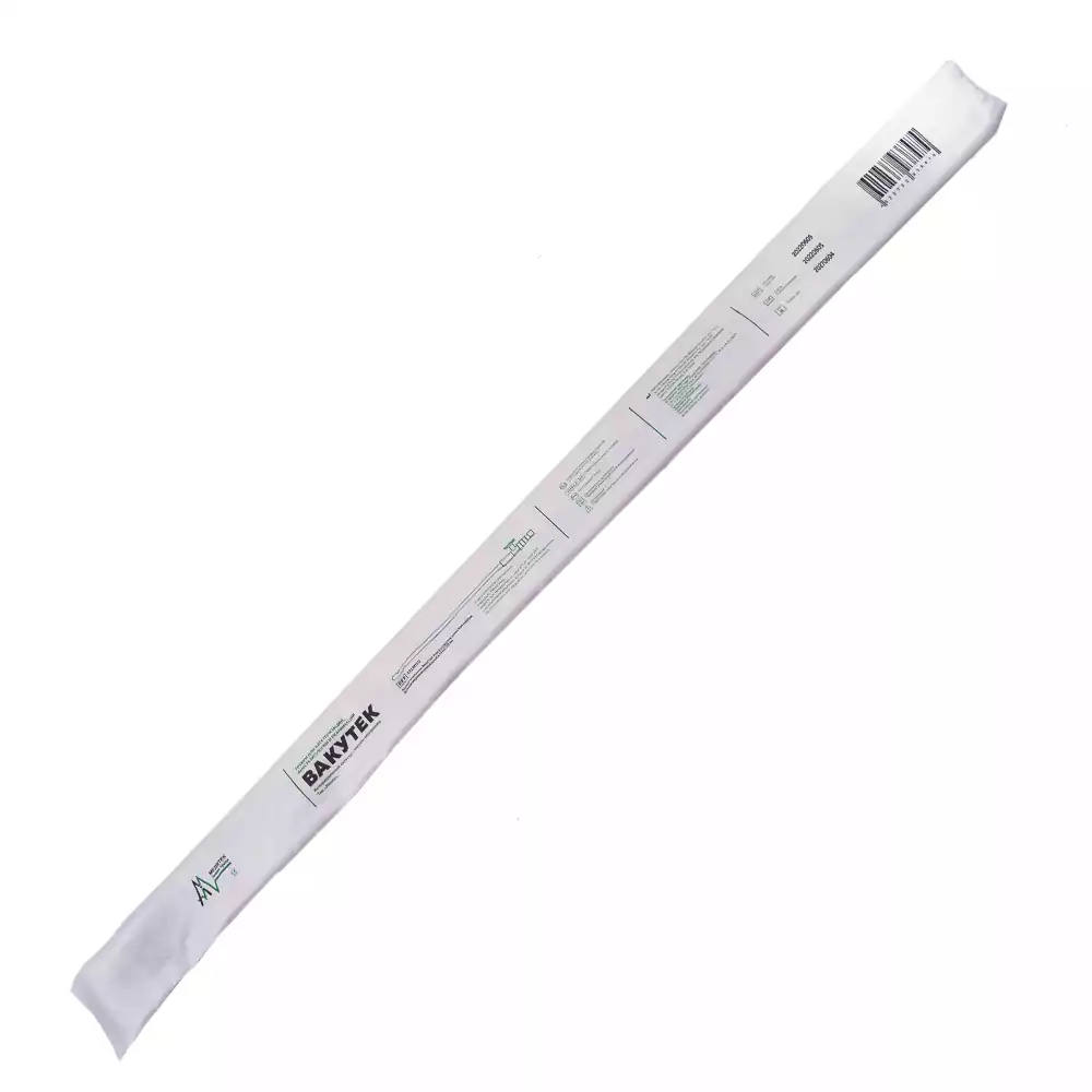 Катетер (зонд) аспирационный ВАКУТЕК с портом  Вакон CH-10, диаметр 2,3/3,3мм, длина 50см, цвет черный, стерильный