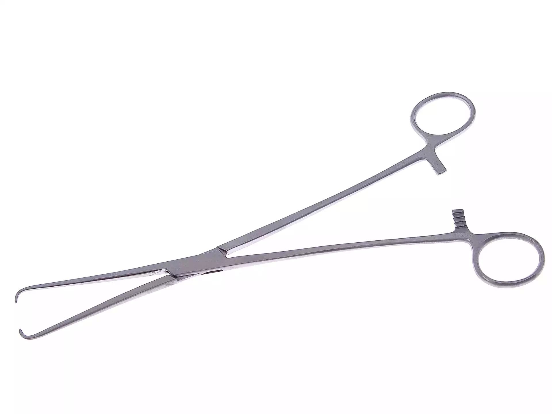 Щипцы 61-450 маточные однозубые (пулевые), для оттягивания тела матки, длина 260мм, аналог Щ-24