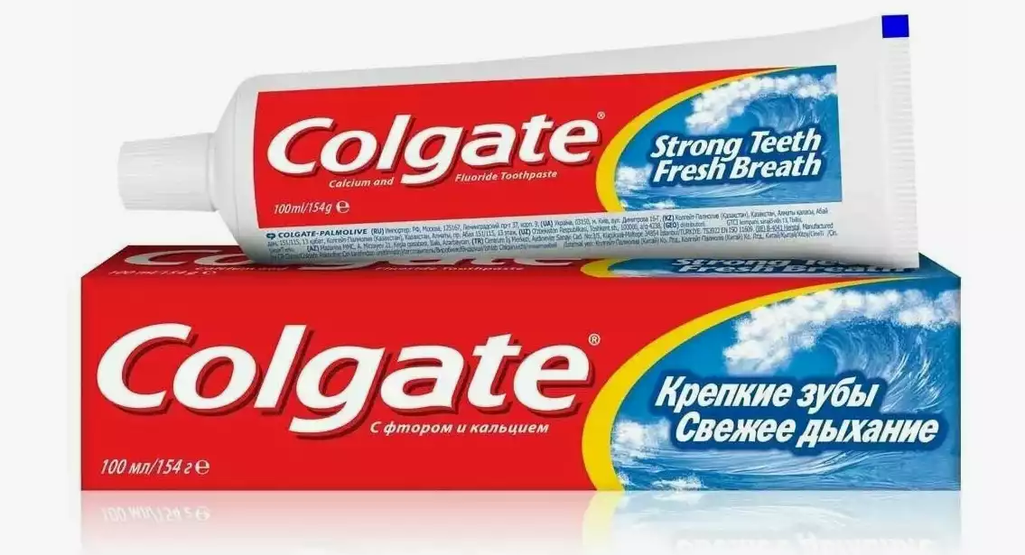 Паста зубная Колгейт 100 мл Крепкие зубы Свежее дыхание