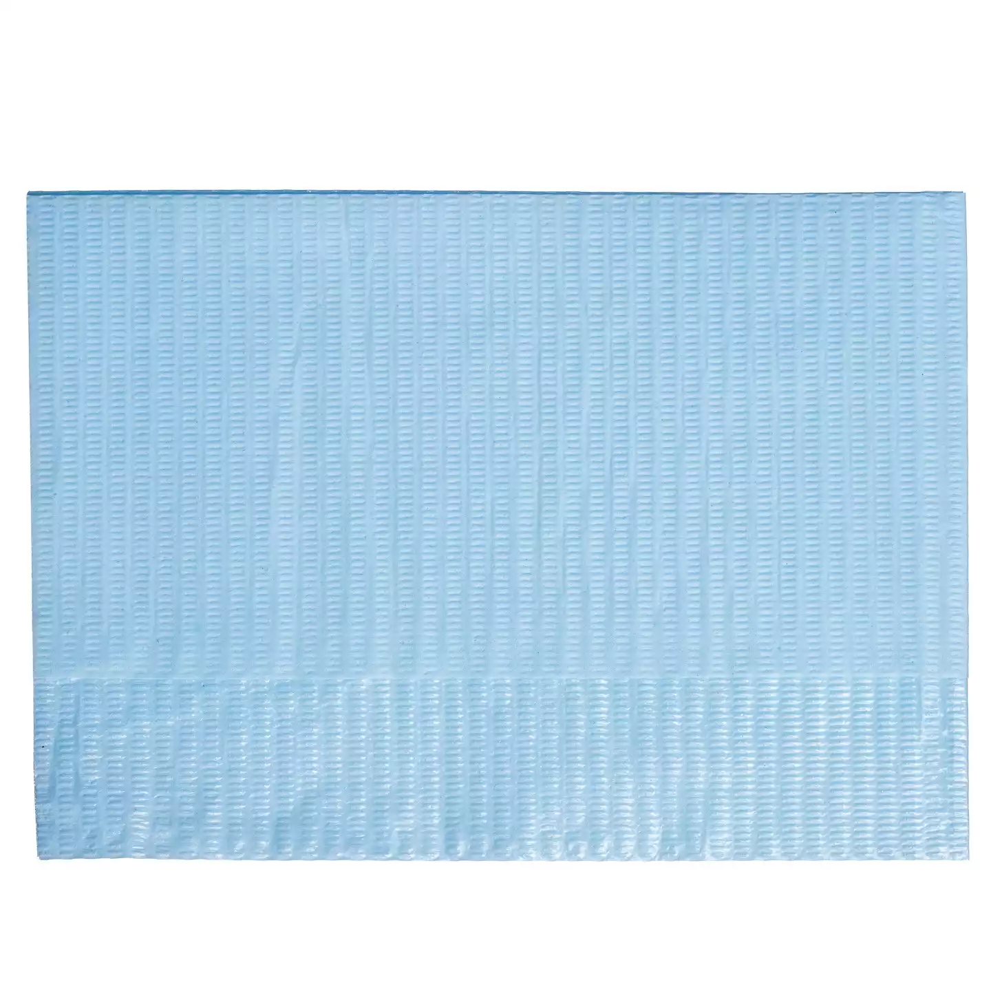 Салфетка-нагрудник Standart, размер 35*45см, 2-х слойные, бумага+полиэтилен, нестерильная, цвет голубой